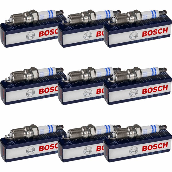 9X Bosch ZüNdkerze FüR Chevrolet Tahoe B2W 5.3 V8 GMT900 Camaro C6 6.0 Cadillac-image