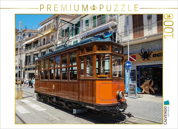 Calvendo Puzzle Historische StraßEnbahn In Soller | 1000 Teile Lege-GrößE 64 × 4-image