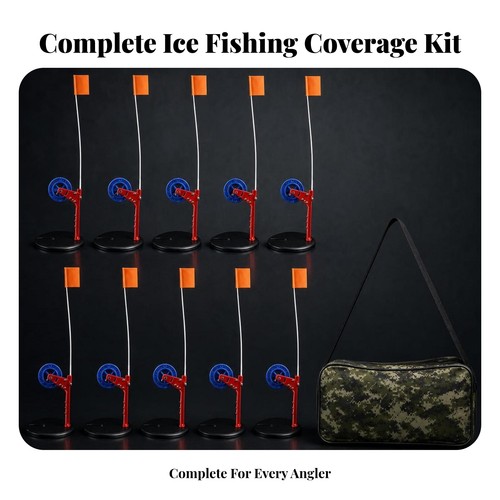 10 Stück Eisangeln Flagge Hohe Sichtbarkeit für Angler - Bild 5 von 10