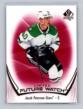 2021-22 SP Authentic - Future Watch Jacob Peterson #173 Limited Red (RC) Rookie