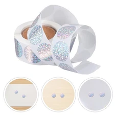 5 Rolls Sticker Stickers Holographic Self Adhesive Classroom Marking Labels