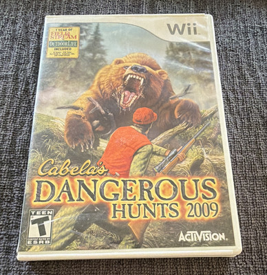 Activision Cabela's Dangerous Hunts 2009 Nintendo Wii T NTSC-U/C w/ Case
