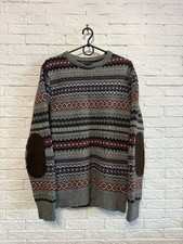 Barbour Knit Sweater Wool Sz M