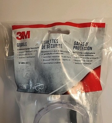 3M Chemical Splash, Impact Resistant Safety Goggles Polycarbonate Lens Lot of 15