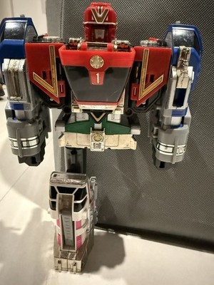 Power Rangers Lightspeed Rescue Deluxe Omega Megazord 4 Piece Lot