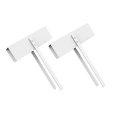 Cerradura de puerta plegable de 2 piezas para gabinete doble cerraduras plegables armario de seguridad para niños