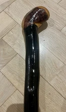 Amazing 35 and a half Inch Blackthorn. Extra Strong. Straight With Large Grip.