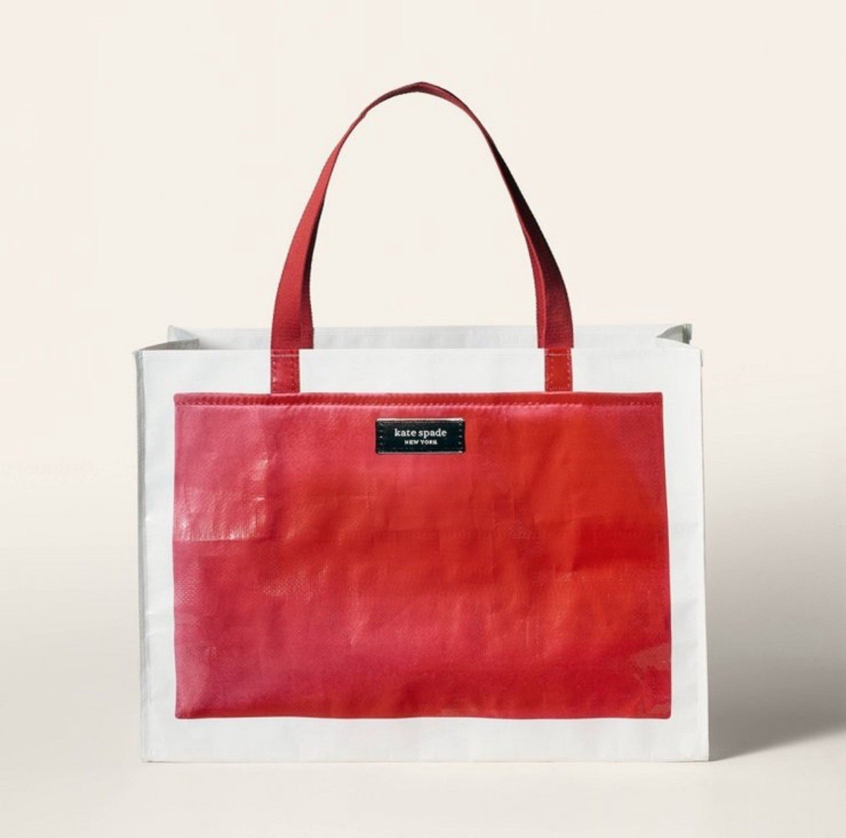 kate spade new york x Target トートバッグ NEW Large Tote Bag kate spade X Target Red Reusable In Store
