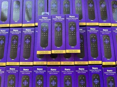 Offizielle Roku Sprachfernbedienung für Player Audio & TV JVC LOGIK SHARP TCL Hisense