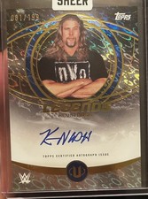 2025 Topps Universe WWE Legends Autographs Kevin Nash Blue Pulse /199 Auto