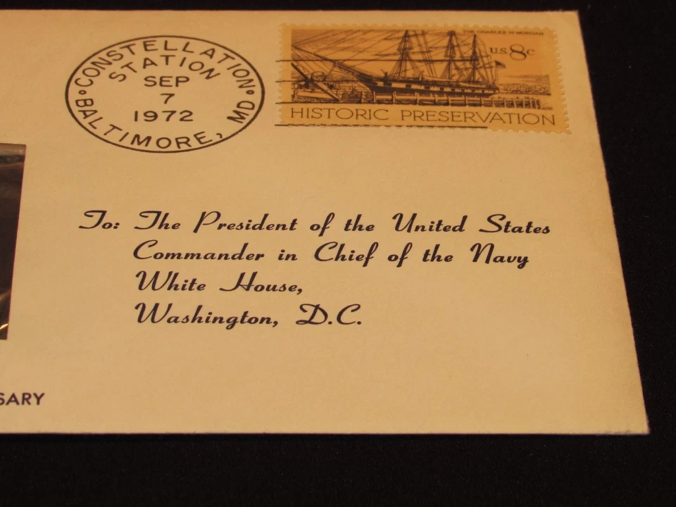 1972 Centennial Diamond Jubilee USS Constellation Sterling Silver Medal - Image 4 of 4