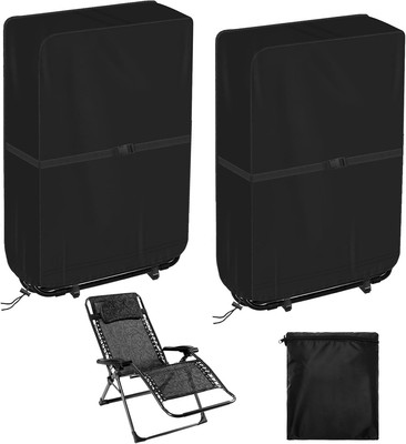2 Pack Outdoor Zero Gravity Folding Chair Cover 27.98'' W x43.3 H Waterproof