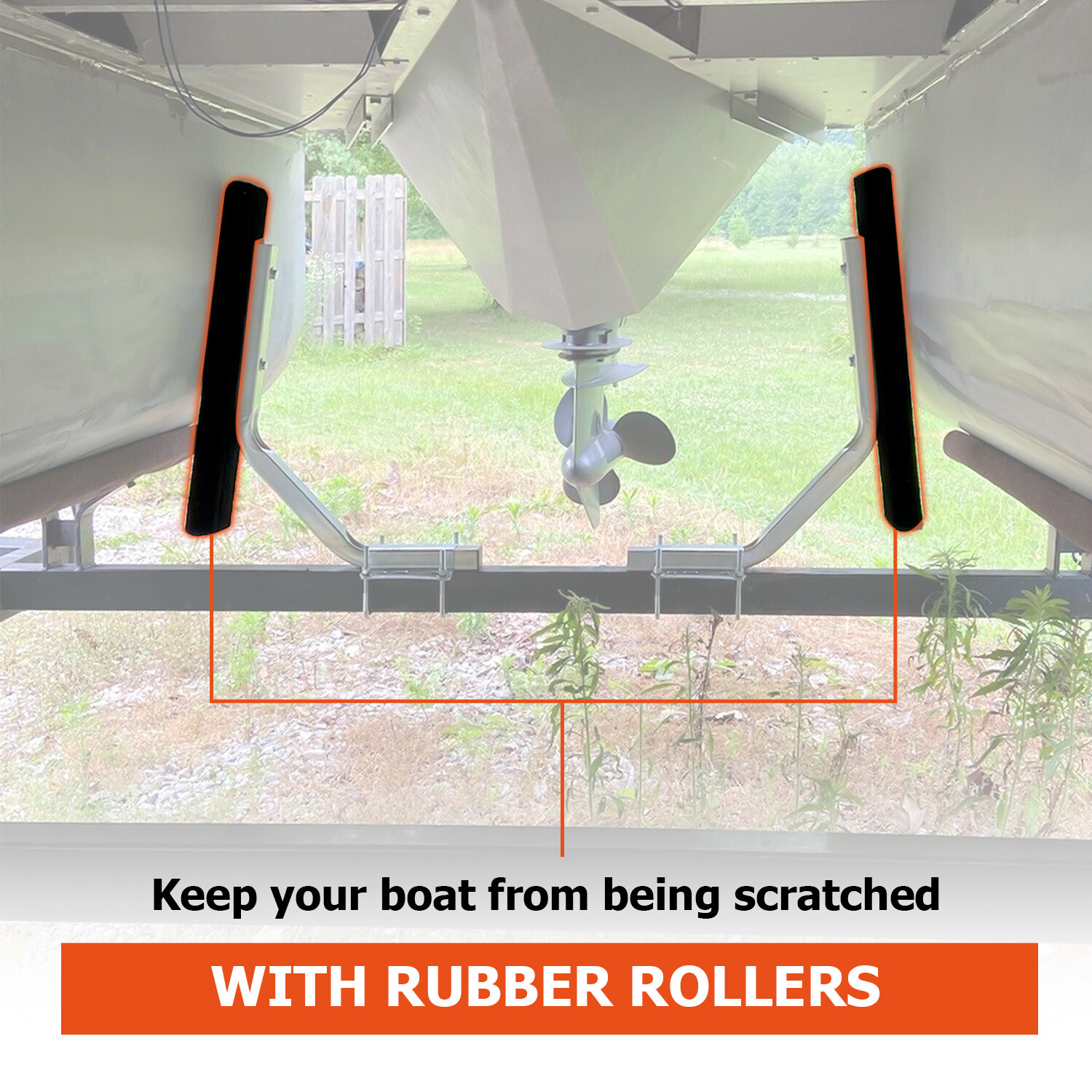 Pontoon Boat Trailer Bunk Board GuideOn 24.4" Boat Trailer Guide On CE