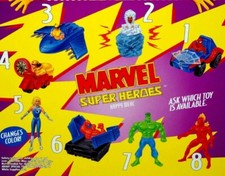 1996 Marvel Super Heroes Toys McDonald's Happy Meal Toy Vintage