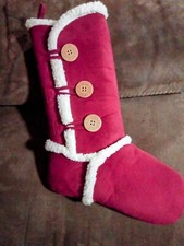 Ugg Christmas stocking burgundy Great condition Ugg brand