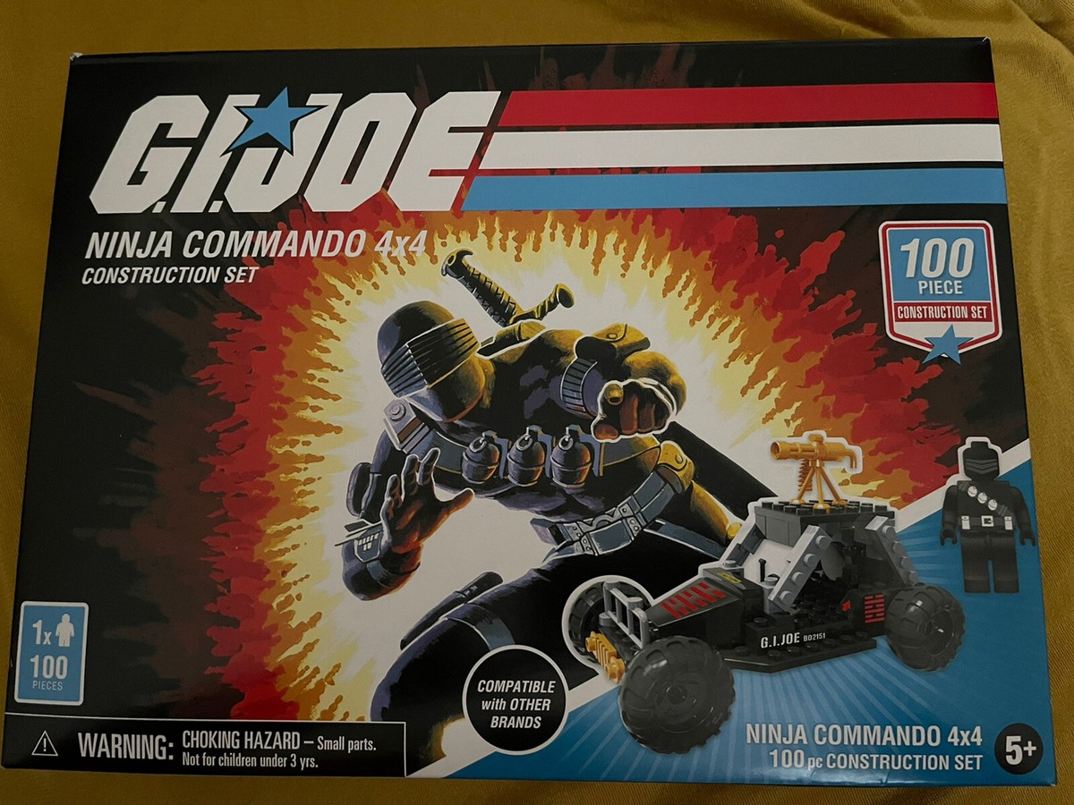 Hasbro GI Joe Ninja Commando 4X4 with Snake Eyes 100pc