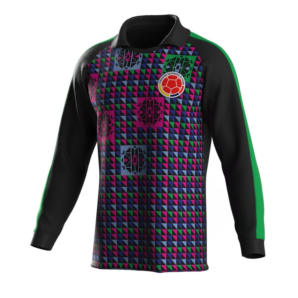 RENÉ HIGUITA 1990 Retro Shirt -- COLOMBIA #1 Fifa World Cup Jersey