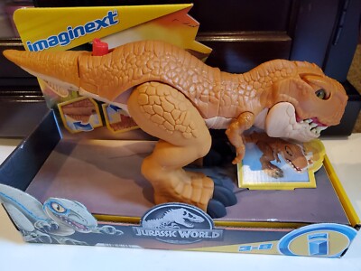 Imaginext Jurassic World Thrashin Action T-Rex. Toy Fisher-Price Dinosaur