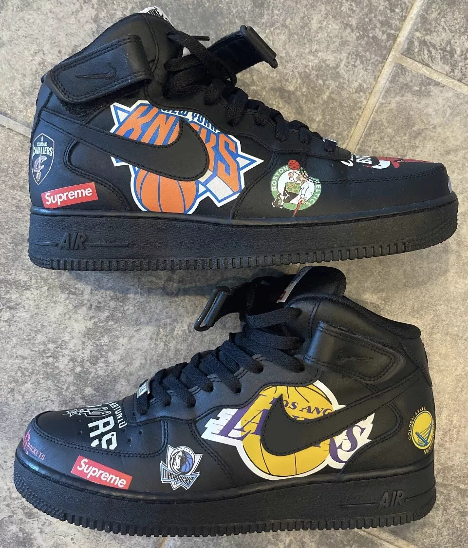 AF1 Louis Vuitton Supreme Custom Design Size 9