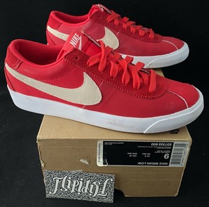 nike bruin red and white