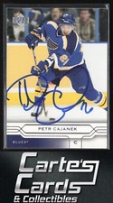 Petr Cajanek 2004-05 Upper Deck #151 St. Louis Blues TTM/IP Signed Auto
