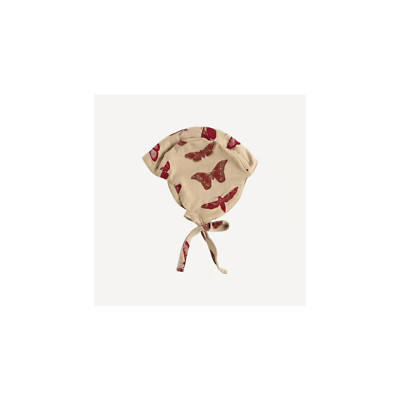 NWT Kate Quinn Garnet Moth Insects Bamboo Flight Hat 12-18m