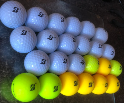 24 Bridgestone E12 E6 & extra weiche Golfbälle neuwertig A Klasse