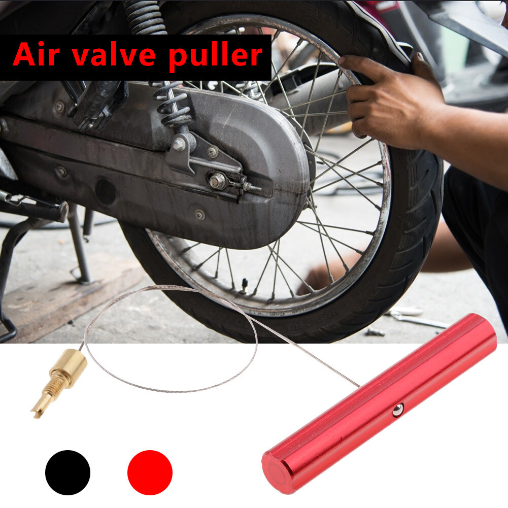 Tire Valve Stem Fishing Tool Puller with Valve Core Remover ATV Single