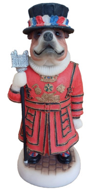 Robert Harrop Doggie People Bulldog Beefeater Figur CC66 Vintage 1994