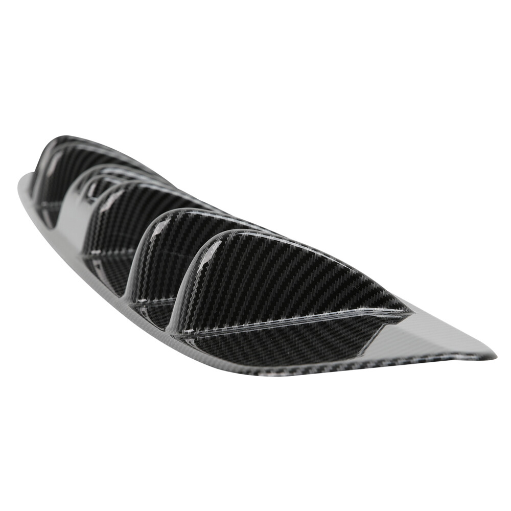 Carbon Fiber Rear Lip Bumper Diffuser 7 Fins Splitter Kit For Subaru Legacy GT