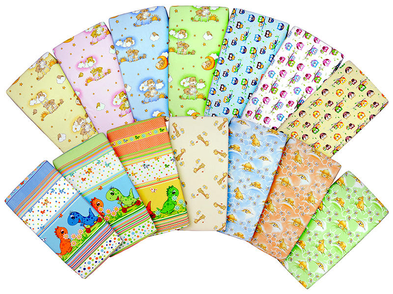 Lenzuolo con angoli in cotone per culla 140x70