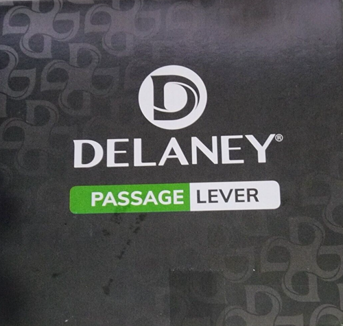 Delaney Hardware Universal CIRA Passage (Hall/Closet) Door Lever for Left/Right-