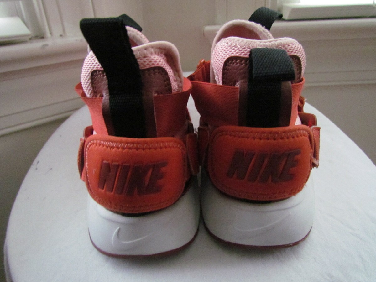 NIKE AIR HUARACHE CITY GS 'HABANERO RED' BOY'S RUNNING SHOES