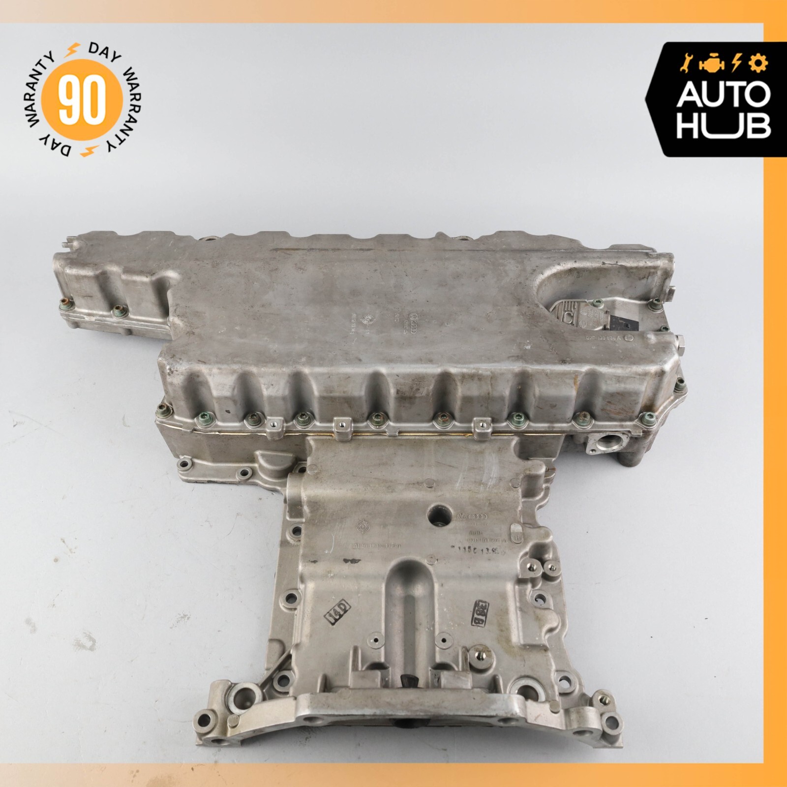 03-18 Bentley Continental GT 6.0L Engine Lower & Upper Oil Pan OEM