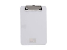 Universal 40312 Plastic Clipboard With Low Profile Clip, 1/2 Inch Capacity, Hold