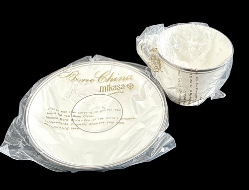 Ambientazione vintage Mikasa Narumi Briarcliffe Bone China 5 pezzi nuovissima - Foto 11 di 14