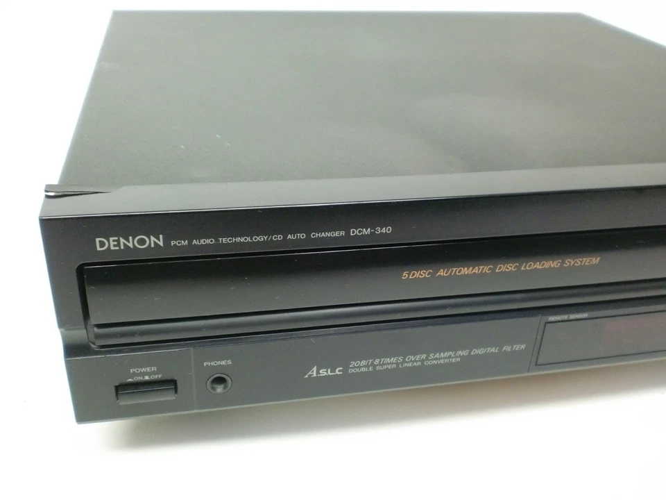 VINTAGE 1994 DENON DCM-340 COMPACT DISC PLAYER 5-DISC CHANGER - NO REMOTE 0271 - Image 2 of 4
