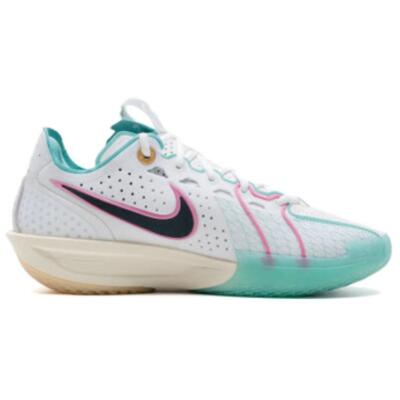 Nike Air Zoom GT Cut 3 EP White Teal Playful Pink - HM3699-161