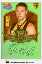 2010 Select AFL Champions Force 5 Signature Gold FFS36 Sam Mitchell (Hawthorn)