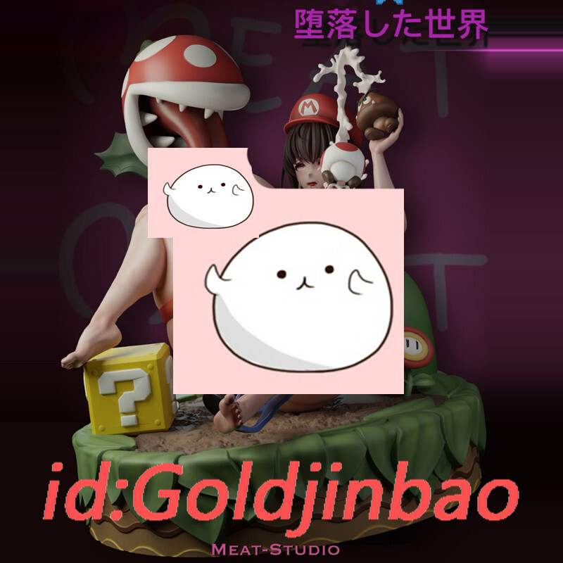 In Stock Meat Studio Lady Mario Figurine Resin 1/6 Scale A/B