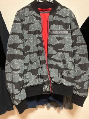 COACH x NARUTO Michael b Jordan Men's MA-1 Jacket Sasuke Uchiha M