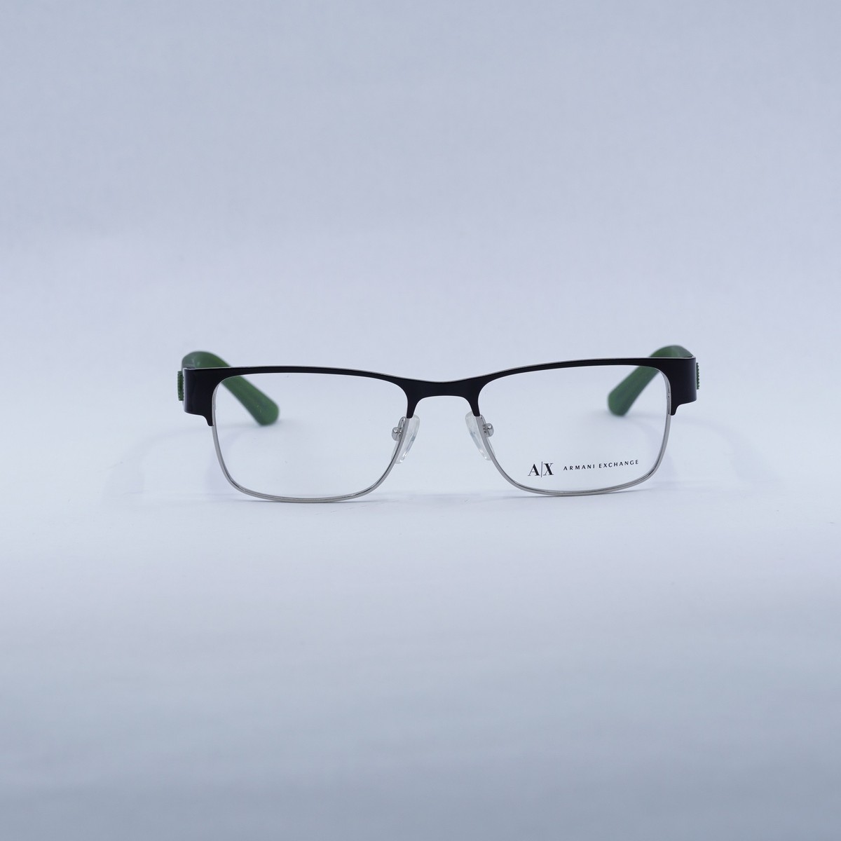 NEW Armani Exchange AX1012 6045 Black/Silver/Dark Green 51mm 