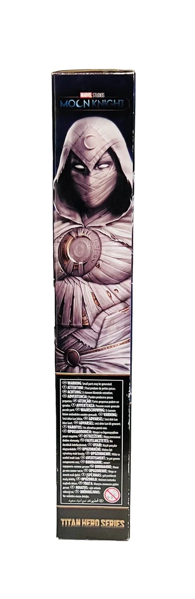 Marvel Studios' Moon Knight Titan Hero Series Moon Knight Toy, 12-Inch-Scale Action Figure, Toys for Kids Ages 4 and Up - Marvel