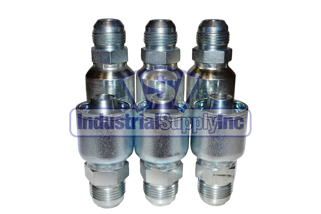 10-Pack Gator 1/2 Hose X 1/2 Male JIC Fittings - -8-8 AN Size Aftermarket