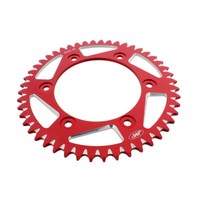 Alu- Kettenrad 48Z Rot Passend FüR Honda VTR 1000 Bj. 2000-2006