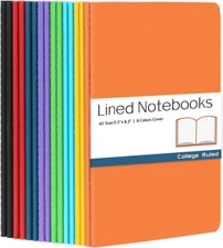 Gwybkq A5 Lined Notebooks Bulk Journals for Kids Writing 16 Packs(5.5X8.3) 