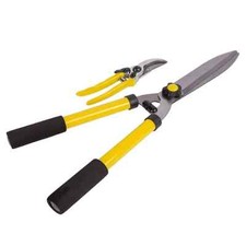 2pc Shear and Secateur Set Garden Cutting Tool Set Hedge Tree and Shrub Pruning