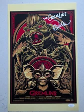 Mark DODSON Signed 11x17 PHOTO Poster Voice of the Gremlins Movie Auto JSA COA f
