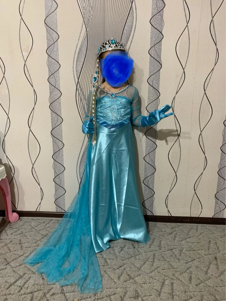 Disfraz Disney Frozen Niña Elsa Anna Princesa Reina de las Nieves Juegos con disfraces Niñas Vestidos Foto 2 de 4