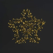 Christmas Lights Star LED Silhouette Warm White LED's 60cm - In or Outdoor Use